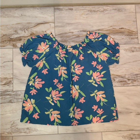 Les Amis Off-Shoulder Floral Blouse – Made in USA – Size M - Picture 3 of 7